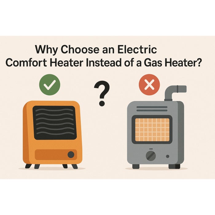 Why Choose an Electric Comfort Heater Instead of a Natural Gas, Propane, Kerosene or Oil Heater?