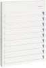 Stelpro ALUX series aluminum electric wall fan heater (AWFA). Aluminum extrusion grille is resistant to dents or rust. Recessed or surface mounted