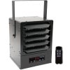 King Electric KBP PlatinumX Series Heavy Duty Electronic Unit Heater with Electronic Built-in 1-Stage Thermostat. Universal Wall/Ceiling Mounting Bracket and Remote Control Included