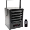 King Electric KBP ECO2S Series 2-stage Electronic Unit Heater with Built-in ECO2S Electronic 2-Stage Thermostat. Universal Wall/Ceiling Mounting Bracket and Remote Control Included