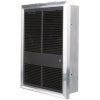 TPI Corp/Markel 3320 Series Commercial Fan Forced Wall Heater. Built-In tamper proof thermostat. Heavy 18 gauge steel housing with extruded Aluminum frame