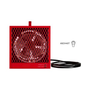 ASCH40T Red Construction Heater 4kW 240V