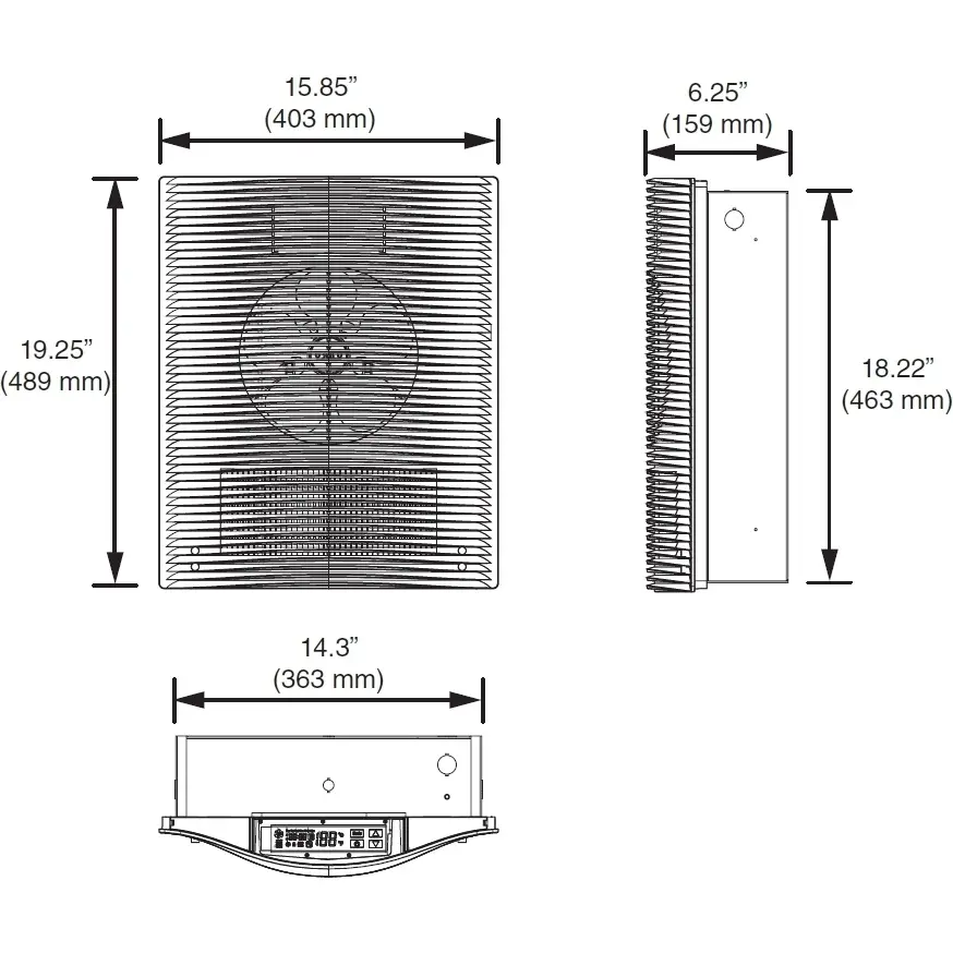 Marley SSAR1802 120V 540-1800W Northern White