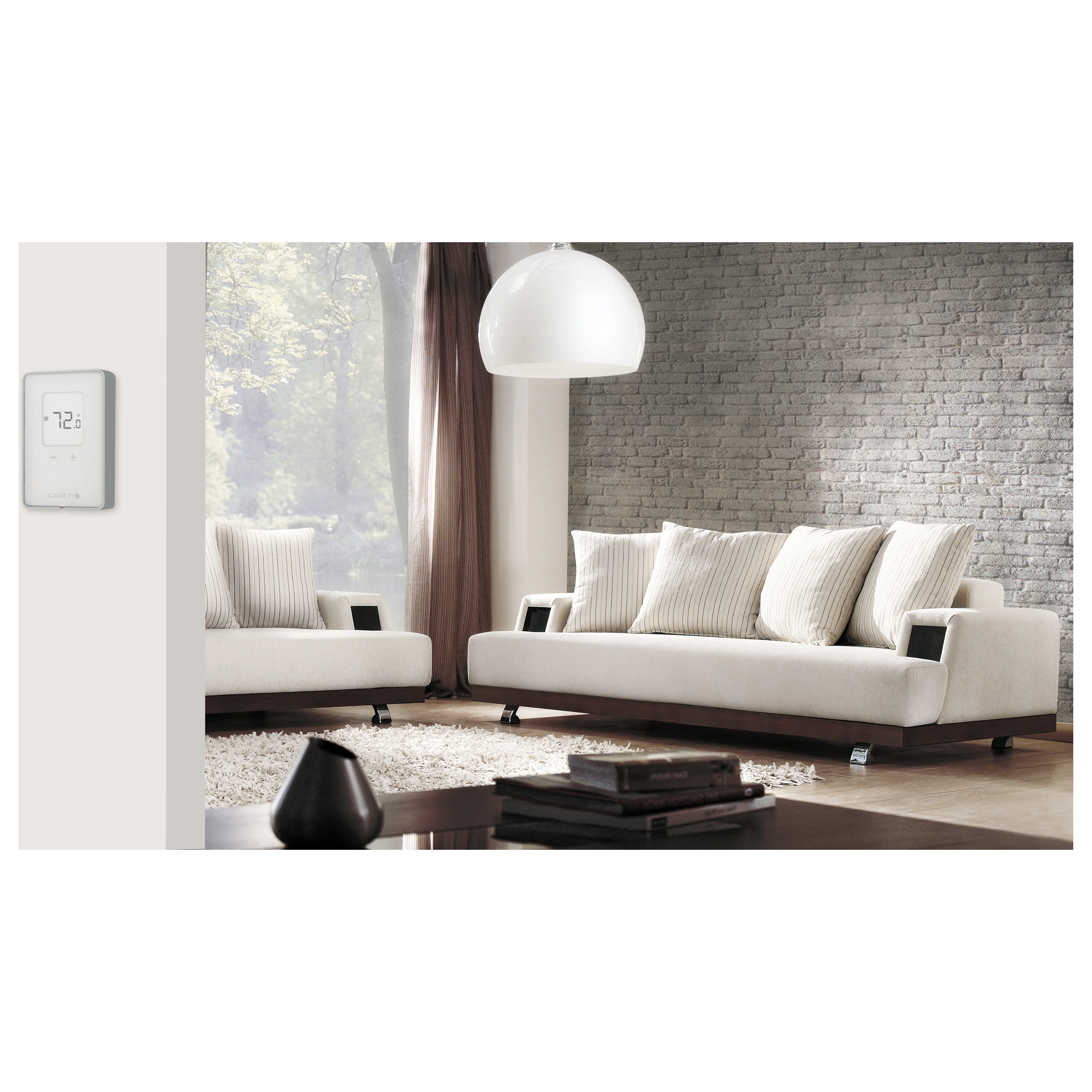 Cadet Programmable Wall Thermostat - Double Pole For Electric Heaters, 15 Amp