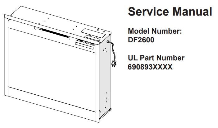 Dimplex Fireplace Replacement Parts Owners Manuals And Service Manuals 3931